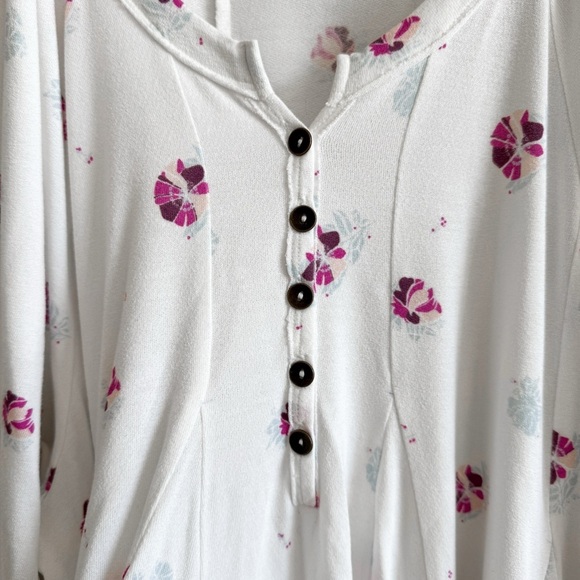 WE THE FREE • Winter Sun Floral Tunic Dress in Ivory Combo - Picture 6 of 15